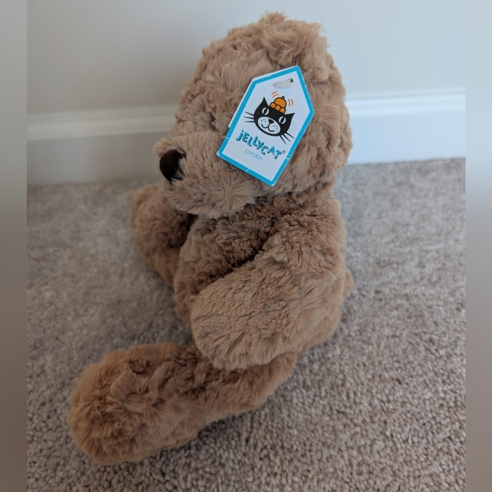 JELLYCAT Bumbly Bear Small New With Tags Plush BUM6BR And Book I Might Be Little - Picture 3 of 14